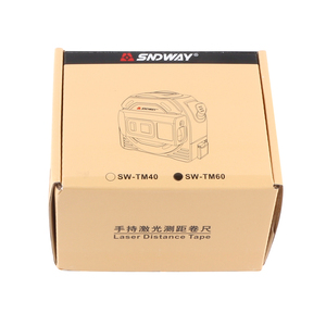 Nouveau télémètre laser SNDWAY SW-TM60 2022 avec précision de +/-2 mm, portée de 60 m, outil manuel multifonction à verrouillage automatique - Product Image 6