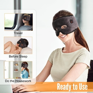 Masque oculaire <span class=keywords><strong>chauffant</strong></span> <span class=keywords><strong>pour</strong></span> le sommeil et le traitement des styes, <span class=keywords><strong>bandeau</strong></span> <span class=keywords><strong>chauffant</strong></span> électrique USB <span class=keywords><strong>pour</strong></span> compresse oculaire chaude - Product Image 4