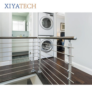 XIYATECH Modern <strong>Design</strong> Vertical Stainless <strong>Steel</strong> <strong>Stair</strong> Rod Handrail Cable <strong>Railing</strong> - Product Image 4