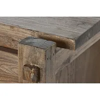 TABLE DE BUFFET EN BOIS D'ORME RECYCLÉ HAUTEUR 90 LARGEUR 183 PROFONDEUR 57