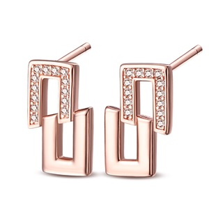 Pendientes de Plata 925 con Circonitas en Forma de Corazón y <span class=keywords><strong>Mariposa</strong></span>, Elegantes y de Alta Gama, para Mujer, Aptos para Ventas Transfronterizas en Europa - Product Image 6