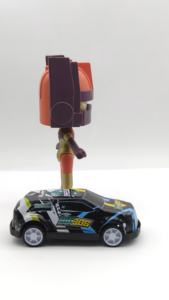 Helmet Team Pinkie PVC Figure with Zinc Alloy Keyring - Custom Car Pendant & Bag Clip | Bulk Collectible Gift Wholesale - Product Image 4