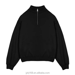 Pull-over en molleton 1/4 zip pour homme, en coton épais, chaud, idéal pour la gym, le fitness, le <span class=keywords><strong>travail</strong></span> ou le golf – Vente en gros - Product Image 2
