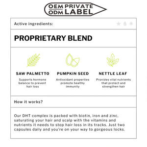 गर्म बिक्री बालों के नुकसान पूरक हार्ट ब्लॉकर कैप्सूल बायोटिन ने पैलेमेटो को मजबूत बालों के विटामिन विकास कैप्सूल के पूरक के पूरक के रूप में देखा - Product Image 3