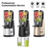 Geoptimaliseerde 5,11 inch extra brede mond opening slowjuicer met hoge sapopbrengst, fruitpers, koudgeperste slowjuicer