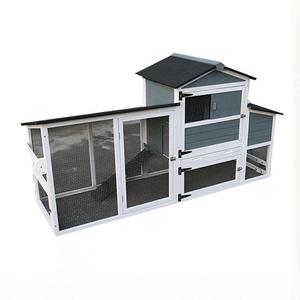 Grand poulailler en bois de luxe pour l'extérieur Motif animal pour la maison Utilisation Villa Imperméable Sunproof Toutes les saisons Salon Convient - Product Image 1