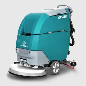 Mesin cuci lantai listrik untuk industri, Mesin cuci lantai pembersih dengan baterai komersial, mesin penggosok lantai