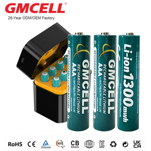 Wholesale 1.5V Rechargeable AAA <b>Lithium</b> <b>Battery</b>*4pcs+<b>AA</b> Li-ion <b>Battery</b>*4pcs With Smart Charger Set - Product Image 4