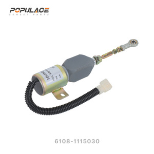 โซลินอยด์วาล์ว Populace รุ่น 6108-1115030 12V สำหรับตัดน้ำมันเชื้อเพลิง ใช้กับเครื่องยนต์รถขุดโคมัตสึเพื่อหยุดการทำงาน - Product Image 2