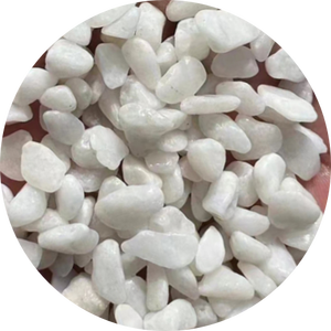 Pietra naturale di ciottoli bianco piccola pavimentazione in pietra di Terrazzo ghiaia marmo bianco giardino paesaggio <span class=keywords><strong>secco</strong></span> paesaggio di pietra bianca - Product Image 6