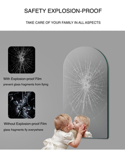 <span class=keywords><strong>Espejo</strong></span> de pared de estilo nórdico para habitación, sin marco, personalizado de fábrica, con forma de arco, <span class=keywords><strong>cuerpo</strong></span> completo, para ropa y tienda - Product Image 6