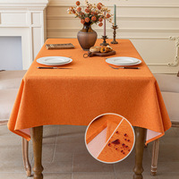 Nappe en faux lin tissu nappe neutre Nature fausse toile de jute couverture de Table de cuisine pour salle à manger, fête, ferme