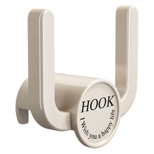 Support mural pour pantoufles de salle de bain, installation sans perçage, pour rangement d'entrée et de toilettes, gris et blanc, 1 paire - Product Image 4