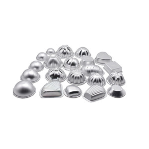 アルミ合金小型ケーキ型エッグタルト蒸し米ケーキボウルゼリープリンプレート焼きポルトガルケーキツール家庭用キッチン - Product Image 1