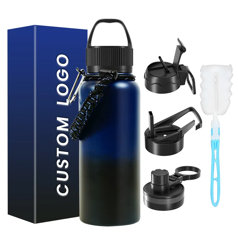 Wholesale Gym Eco-Friendly Sport Customized Insulated Steel Thermal Water Bottles For Kids School