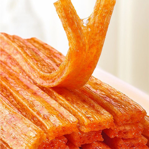 Vente en gros de bandes épicées au piment saveur végétarienne chinoise, en <span class=keywords><strong>farine</strong></span> de blé <span class=keywords><strong>sans</strong></span> <span class=keywords><strong>gluten</strong></span>, type Latiao - Product Image 1