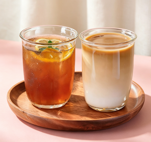 Schattig Koreaans cartoon koffieglas hondenskets letter dunne drinkbeker melk latte glazen voor thuis restaurant - Product Image 2