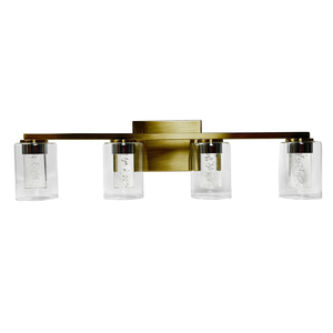 Lámpara LED de tocador con burbujas de vidrio regulable por Triac, 2, 3 o 4 cabezales, con certificado ETL - Product Image 5