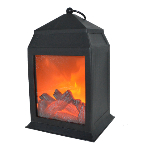LED Fireplace Realistic Lamp , Fire Effect Flame Flickering Decoration Garden Battery Operation Christmas Lantern Light Lamp