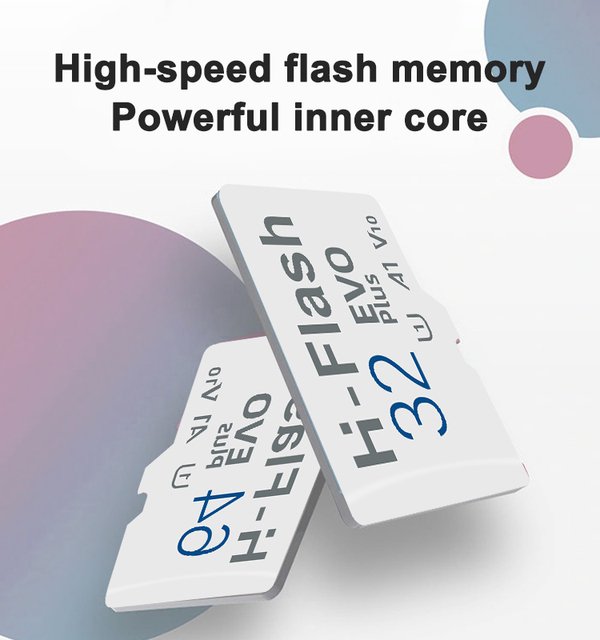 High Speed Cheap ABS Plastic Memory TF Card C10 U3 Mini SD Card 4GB-512GB Wholesale