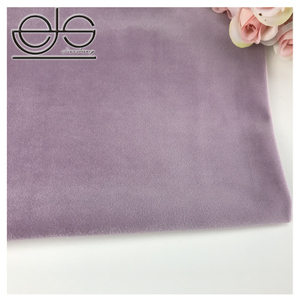 Violet 100% Polyester <span class=keywords><strong>velours</strong></span> satiné beau tissu pour robe matériaux doux - Product Image 3
