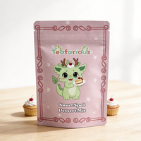 Bolsa Doypack de Mylar Mate con Cierre Hermético, Personalizada, a Prueba de Olores, para Polvo para Postres, Bebidas, Comida Instantánea