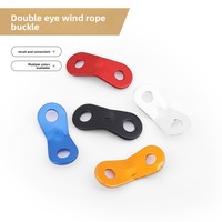 Cordon de tensionnement réfléchissant robuste pour camping, poulie de tensionnement métallique pour tente, bâche, camping en plein air