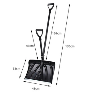 <span class=keywords><strong>Pelle</strong></span> à neige industrielle 2-en-1 à double poignée <span class=keywords><strong>de</strong></span> 18 pouces pour le bricolage <span class=keywords><strong>Pelle</strong></span> à grains en plastique <span class=keywords><strong>de</strong></span> 18 pouces pour l'économie <span class=keywords><strong>de</strong></span> main-d 'œuvre - Product Image 5