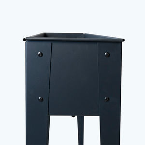 उच्च गुणवत्ता परिदृश्य कस्टम फूल बागान बक्से बड़े आउटडोर बालकनी प्लांटर्स बॉक्स पैरों के साथ - Product Image 3