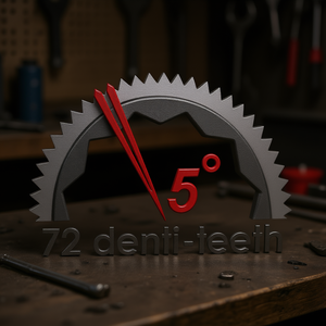 Llave de Trinquete Fervi de 72 Dientes con Mecanismo de Engranaje de Precisión de 5 Grados - Product Image 2