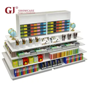 OEM ODM articoli per ufficio per libreria vetrina in legno accessori completi e <span class=keywords><strong>arredamento</strong></span> per negozi di cancelleria - Product Image 1