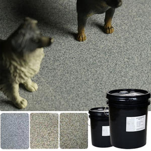 Peinture de sol autolissante époxy de haute qualité avec sable coloré, application au pinceau, revêtement liquide - Product Image 6