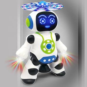 Robot Giocattolo Danzante 2022, <span class=keywords><strong>Action</strong></span> <span class=keywords><strong>Figure</strong></span> con Gesti, Robot Elettrico Rotante con Musica, Effetti Luminosi e Movimenti - Product Image 2