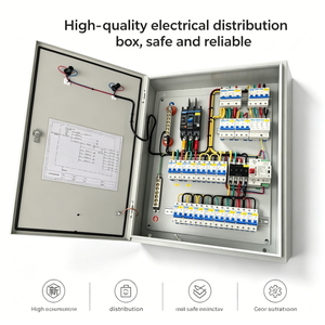 Tableau de distribution électrique triphasé 200A pour les chantiers de construction et les systèmes électriques des usines - Product Image 1