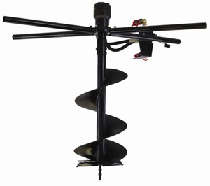 Tarière hydraulique portative, tarière hydraulique pour le terrassement, perceuse à air OEM personnalisable - Product Image 1