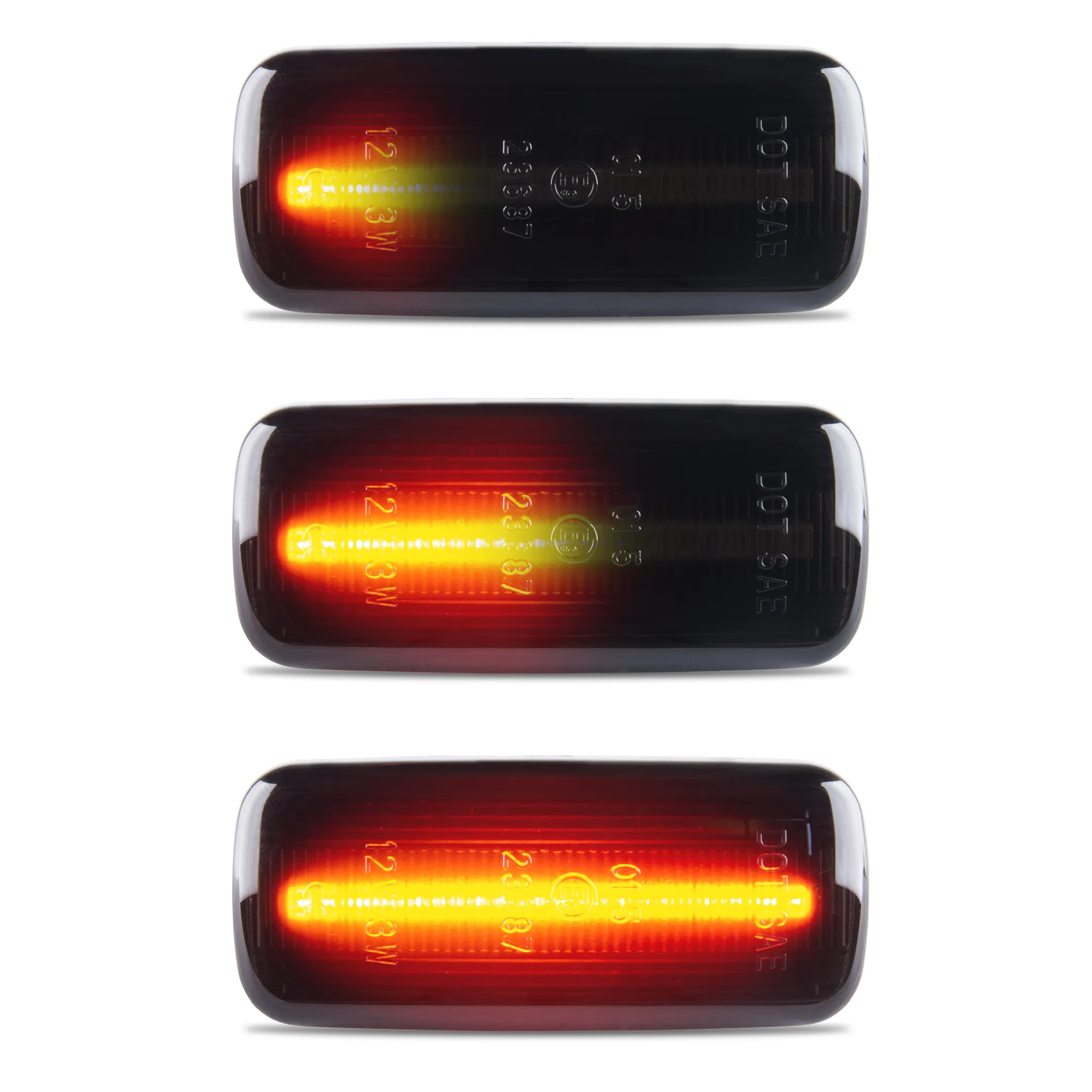 Hoge Kwaliteit Helder/Gerookt/Oranje Lens Squential Led Zijmarkeringslicht Voor Jeep Kompas/Commandant/Patriot/Liberty