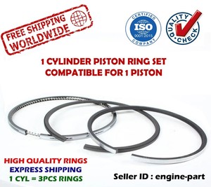 Jeu de segments de piston STD 93,40 mm pour <span class=keywords><strong>BMW</strong></span> S 14 B 23 m 20 B <span class=keywords><strong>35</strong></span> (S38) m 3 m 5 m 635 <span class=keywords><strong>CSi</strong></span> - Product Image 1