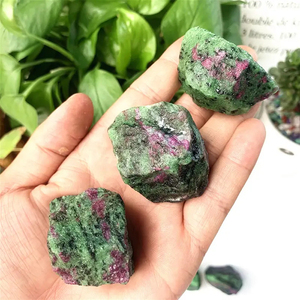 Sỉ buôn đá thô chất lượng cao, đá chữa bệnh tự nhiên, nhiều loại đá <span class=keywords><strong>Ruby</strong></span> Zoisite thô để trang trí - Product Image 4