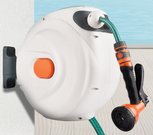 Dévidoir de tuyau <span class=keywords><strong>automatique</strong></span> <span class=keywords><strong>mural</strong></span> le plus vendu, facile à ranger, pour nettoyeur haute pression - Product Image 2