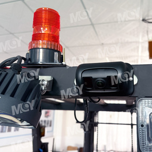 MCYTECH Monitor 7'' Peringatan Jarak Pejalan Kaki, Lampu Peringatan LED Forklift, Kamera Mundur AI dengan Suara Alarm - Product Image 4