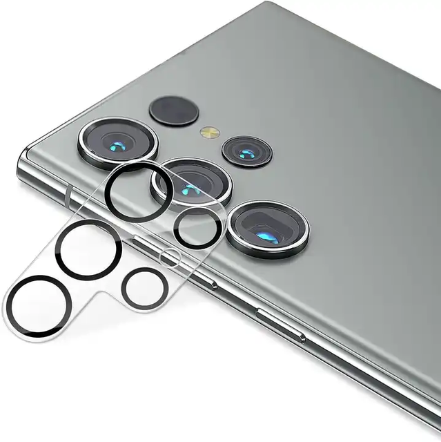 Clear Anti-Scratch 9H Phone Tempered Glass Camera Lens Protector for Samsung Galaxy S23 S24 S25 S26 Plus Ultra