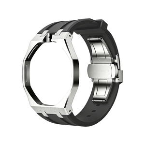 Nuovo Arrivo: Cassa <span class=keywords><strong>in</strong></span> <span class=keywords><strong>Acciaio</strong></span> Inossidabile 2-<span class=keywords><strong>in</strong></span>-1 + Cinturino <span class=keywords><strong>in</strong></span> Silicone per APXSwatch Royal Pop - Product Image 6