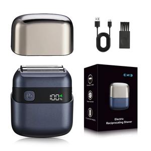 Rasoir électrique portable à affichage numérique, lavable à l'eau, magnétique, <span class=keywords><strong>mini</strong></span> rasoir à double lame, <span class=keywords><strong>mini</strong></span> rasoir carré - Product Image 1
