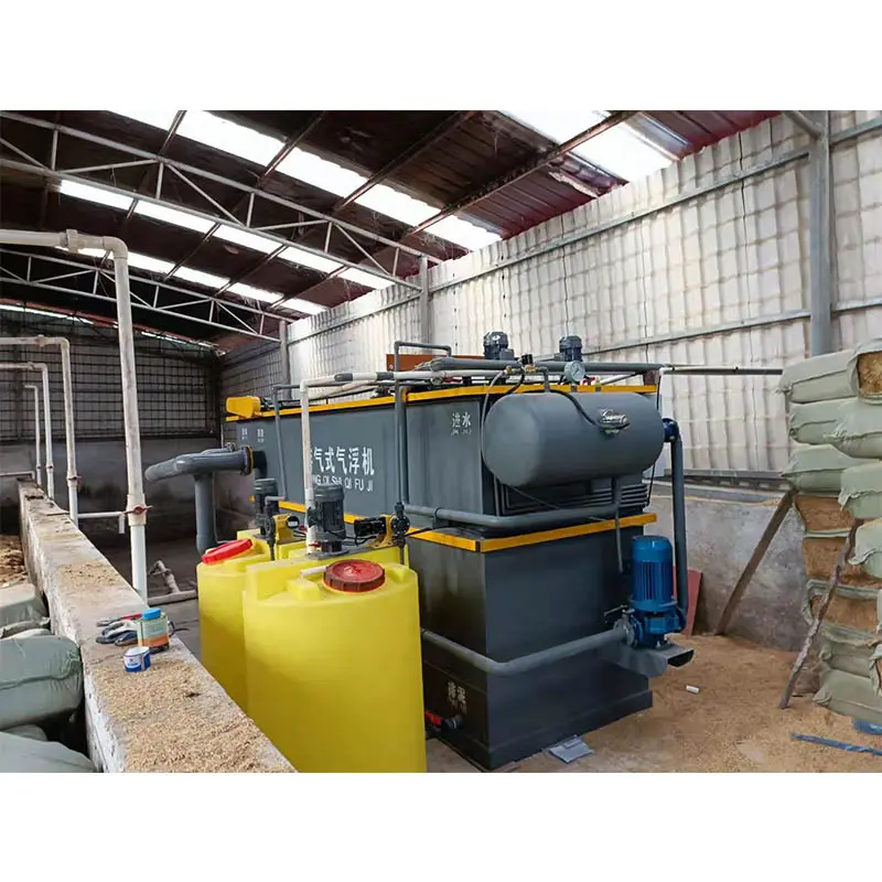 Équipement de traitement des eaux usées industrielles de séparation de l'eau d'huile d'automation DAF prix dissous de système de flottation d'air