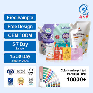 Bolsa de Embalaje <span class=keywords><strong>para</strong></span> Detergente de Lavandería con Boquilla, Recargable, Reciclable, con Diseño de Logotipo Personalizado, Venta al por Mayor de Fábrica - Product Image 5