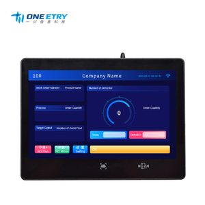 <span class=keywords><strong>Permis</strong></span> de travail électronique RFID, poste de travail sans fil, écran tactile capacitif 10,1 pouces, résolution 1024x600, ordinateur embarqué - Product Image 1