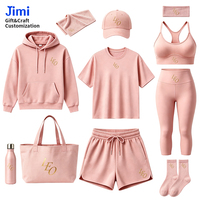 Coffrets Cadeaux Sportifs d'Entreprise Personnalisés de Luxe : Soutien-Gorge de Sport, Leggings, T-Shirt Oversize, Sweat à Capuche, Short, Casquette, Bandeau