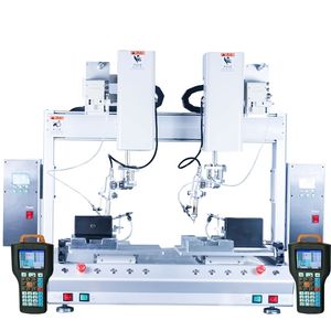 เครื่องบัดกรีอัตโนมัติ3แกนสถานีคู่ประสิทธิภาพสูง500มิลลิเมตร/วินาที1000W - Product Image 2