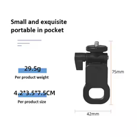 Lumière Selfie Portable à Angle Réglable pour Vlogging, Vidéos TikTok et Photos, Lampe Clip-on d'Extérieur pour Téléphone et Appareil Photo