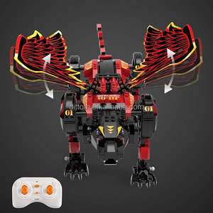 CaDA C51061W Acier Aile <span class=keywords><strong>Sabre</strong></span> <span class=keywords><strong>Dent</strong></span>é <span class=keywords><strong>Tigre</strong></span> Briques MOC Mécanique Animaux Blocs ensemble 2.4GHz DIY Rc <span class=keywords><strong>Tigre</strong></span> Blocs de Construction - Product Image 2